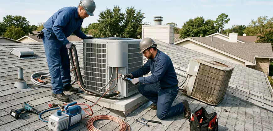 Condensing Unit Installation in Southaven